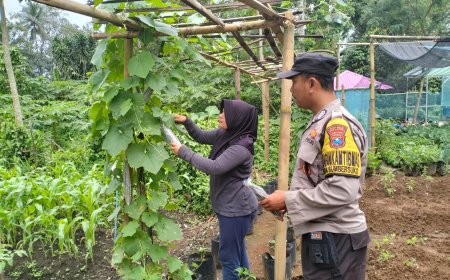 Polres Malang Perkuat Ketahanan Pangan Berbasis Masyarakat Desa